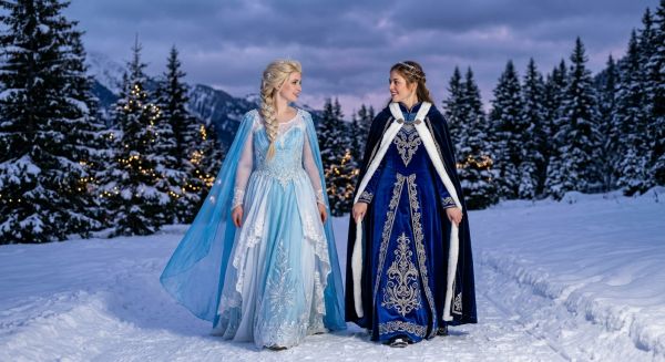 Top idées de robes reine des neiges adaptées à toutes les fêtes